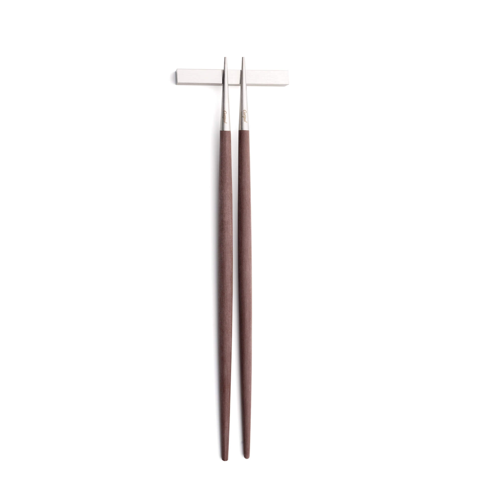 Cutipol Goa Brown chopstick set and support