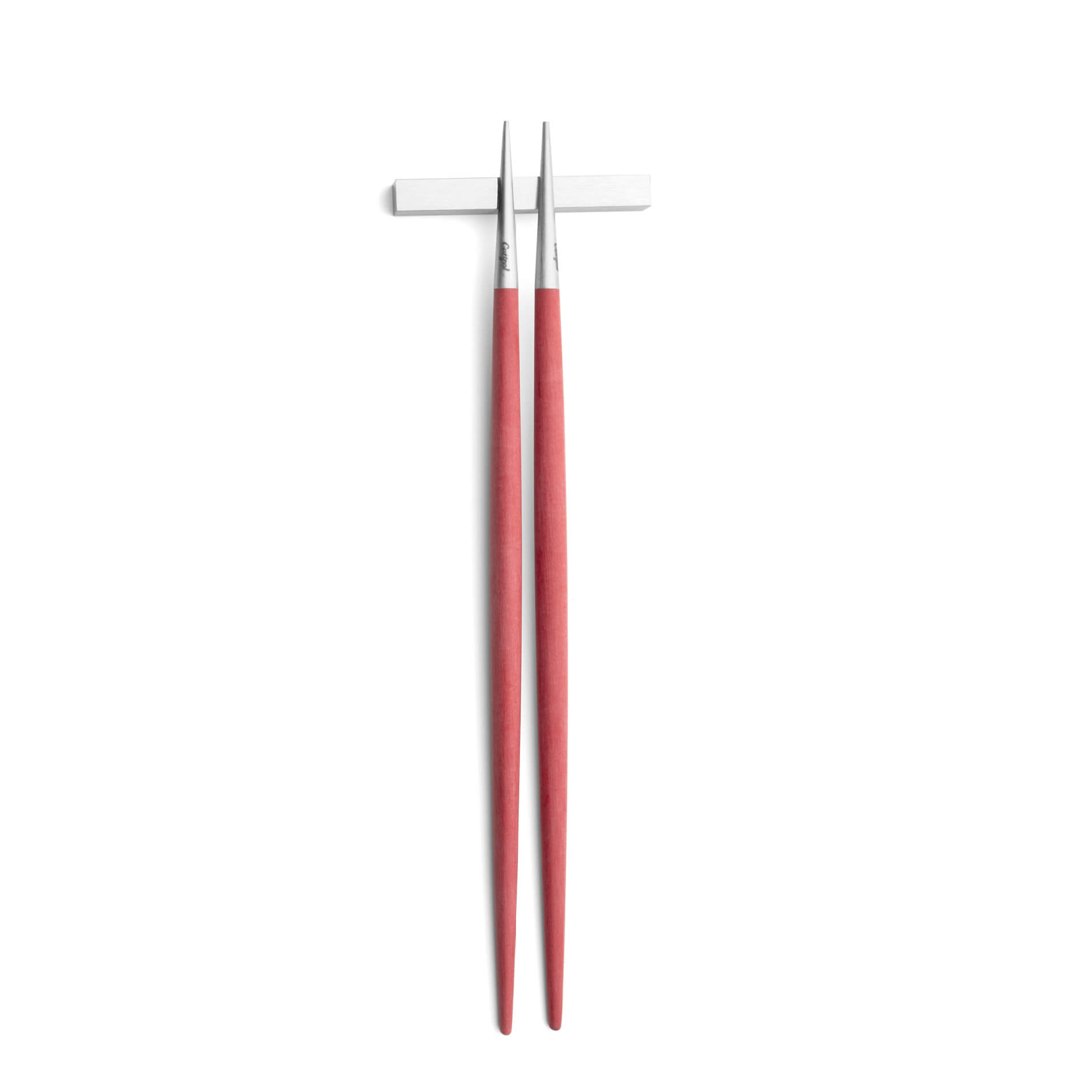 Cutipol Goa Red chopstick set and support