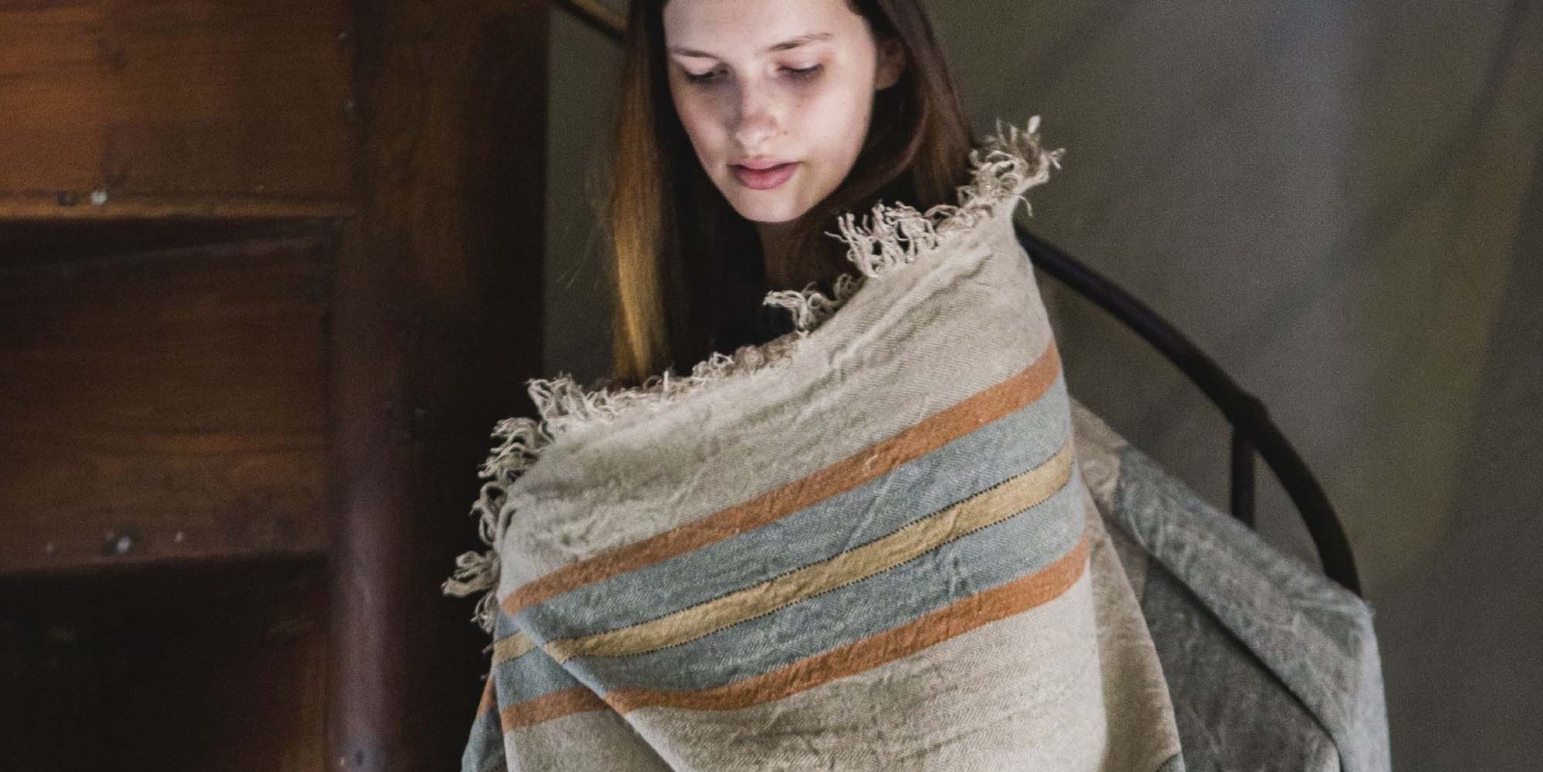 LIBECO The Belgian Towel - Fouta blue L #3
