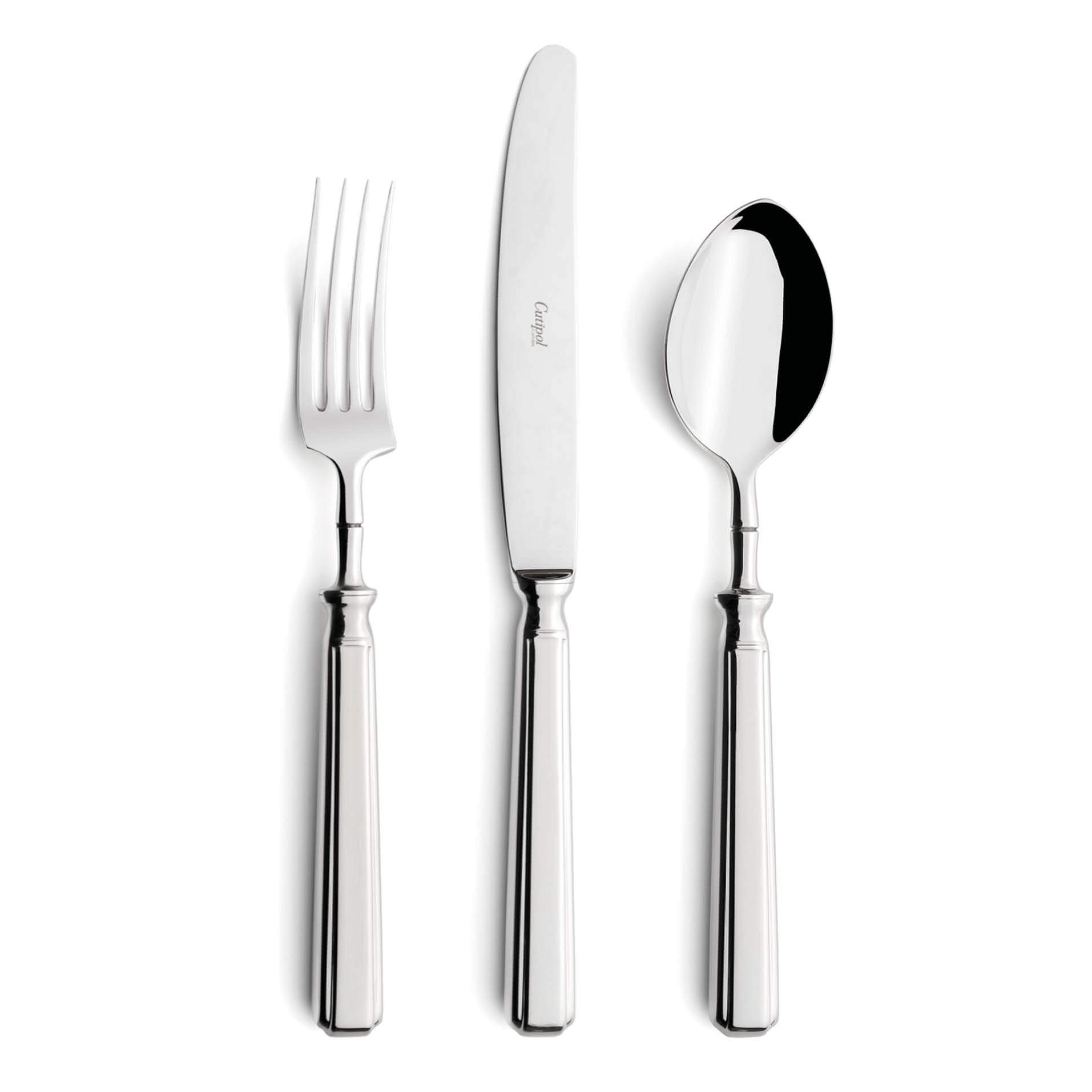 Cutipol Cutlery Piccadilly with dinner fork, dinner knife, table spoon