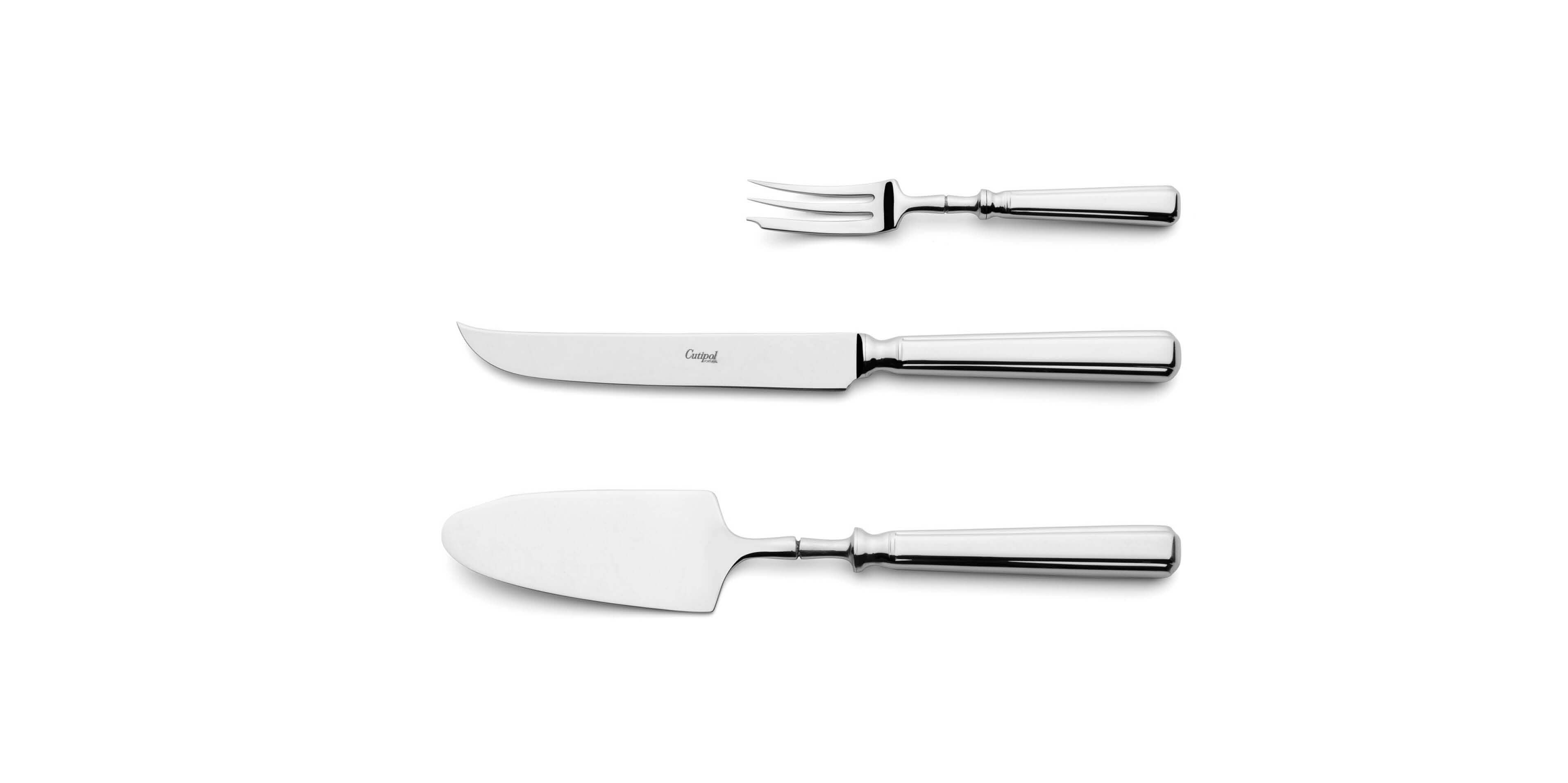 Pie Server, Cheese knife and pastry fork Cutipol Piccadilly