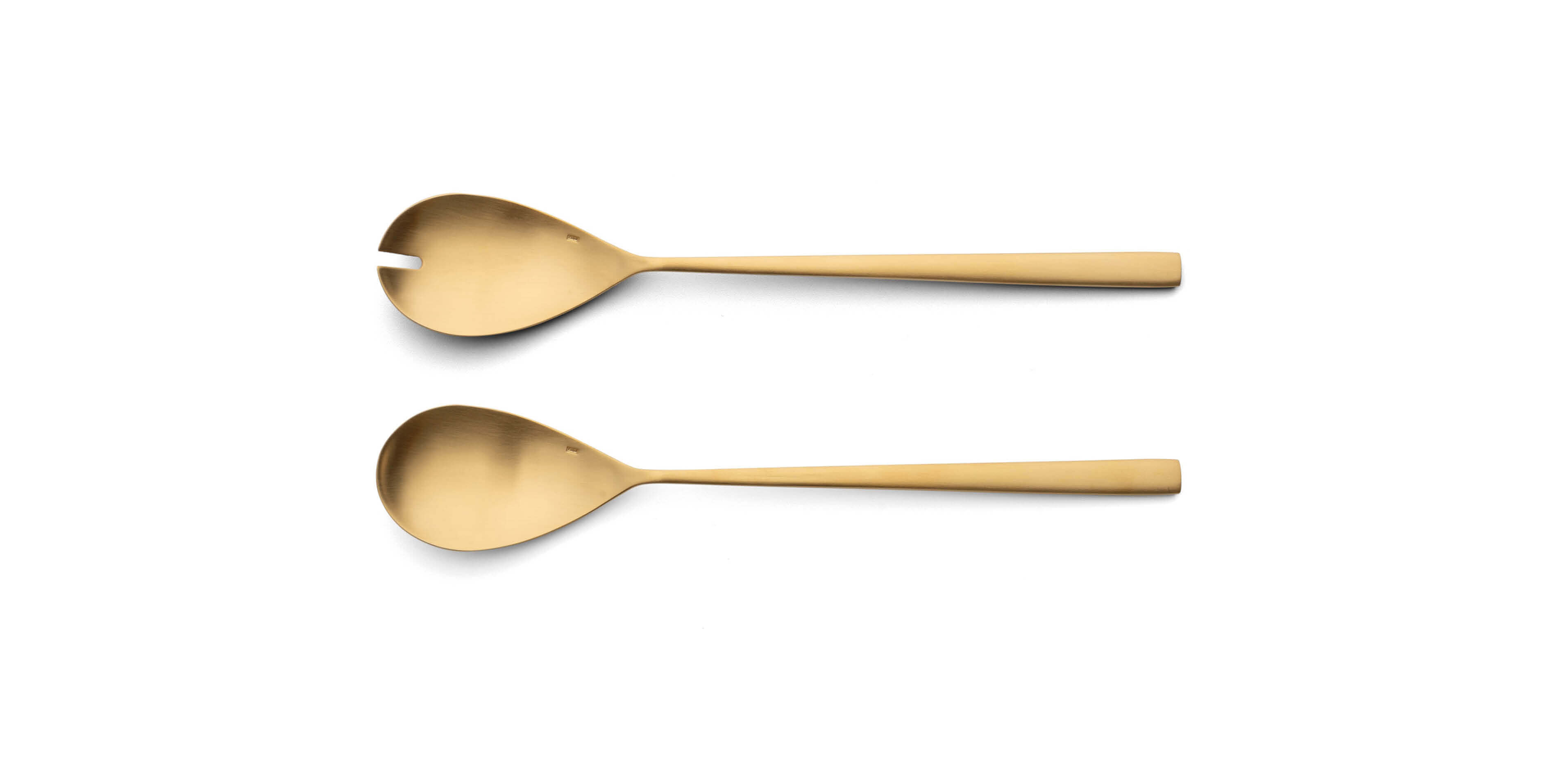 Cutipol Rondo Matte Gold Salad Set