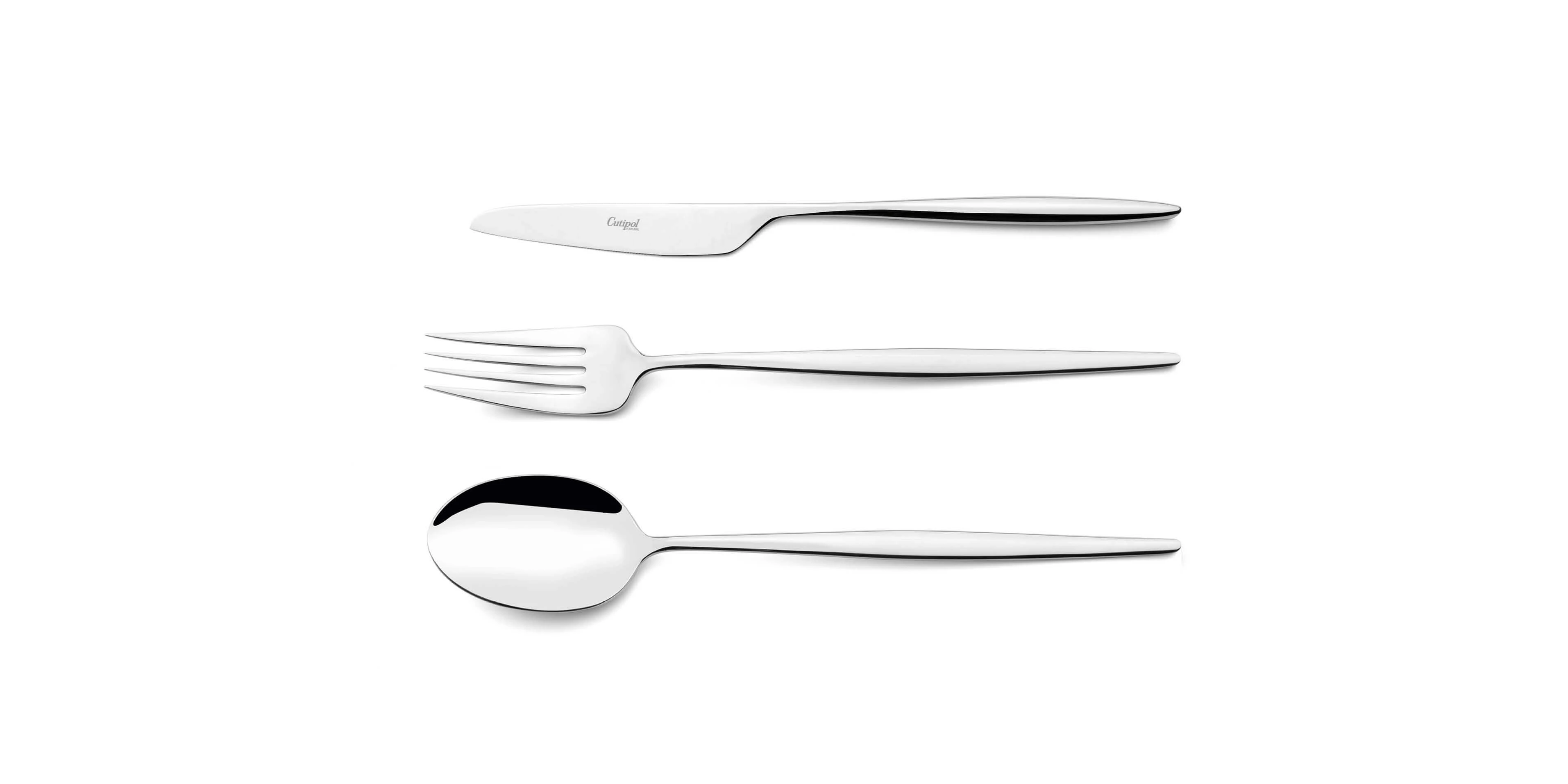 Serving Spoon, serving fork and serving knife cutipol Solo