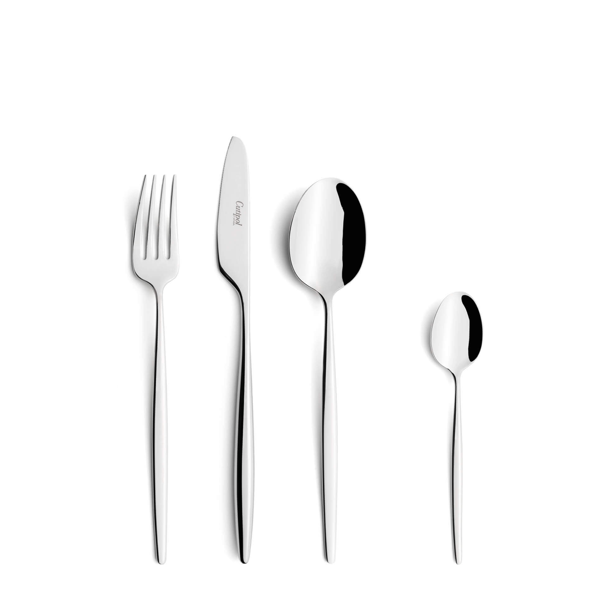 Cutipol Cutlery Solo with dessert fork, dessert knife, dessert spoon and tea-coffee spoon