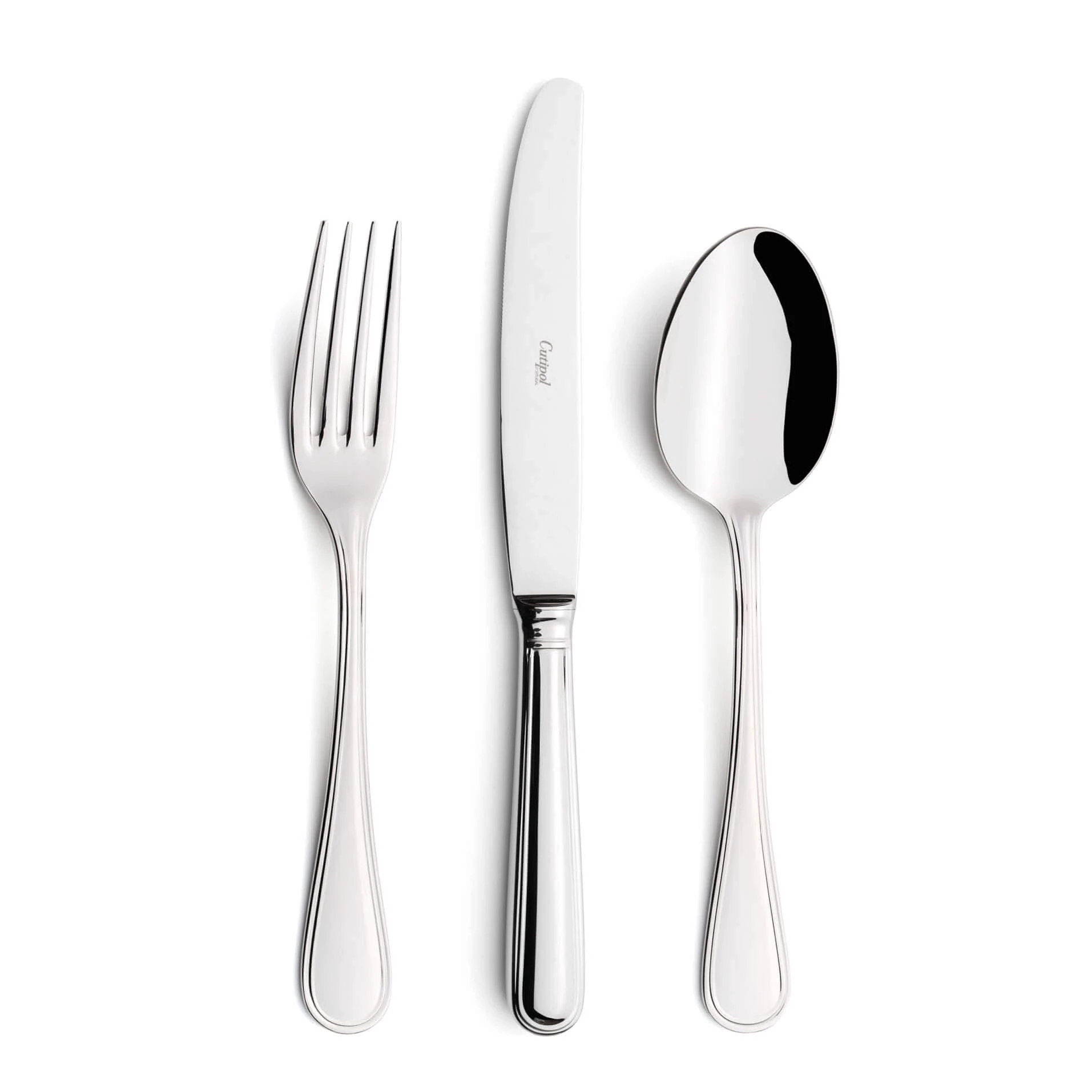 Cutipol Cutlery Sevigné with dinner fork, dinner knife, table spoon