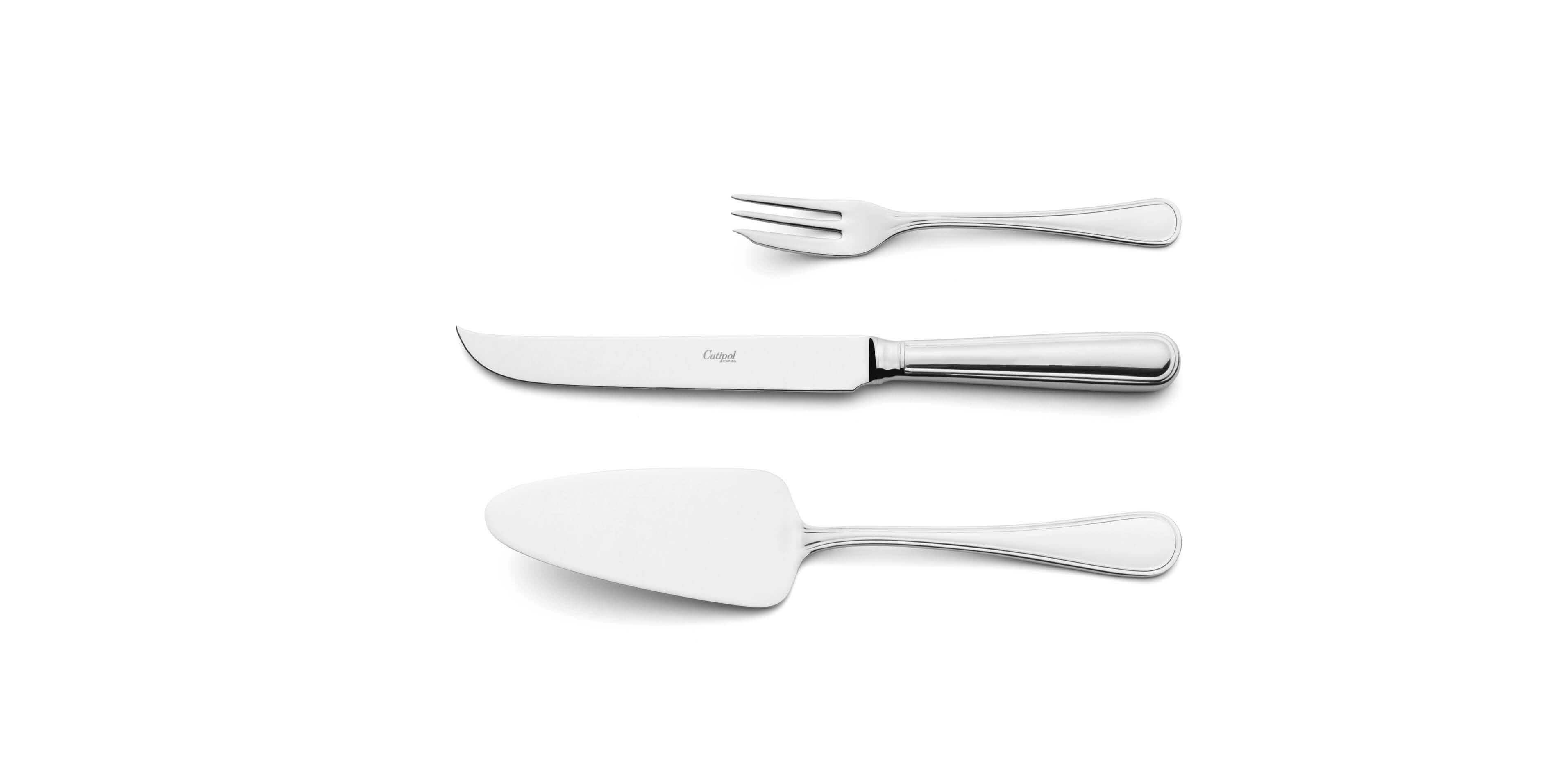 Pie Server, Cheese knife and pastry fork Cutipol Sevigné