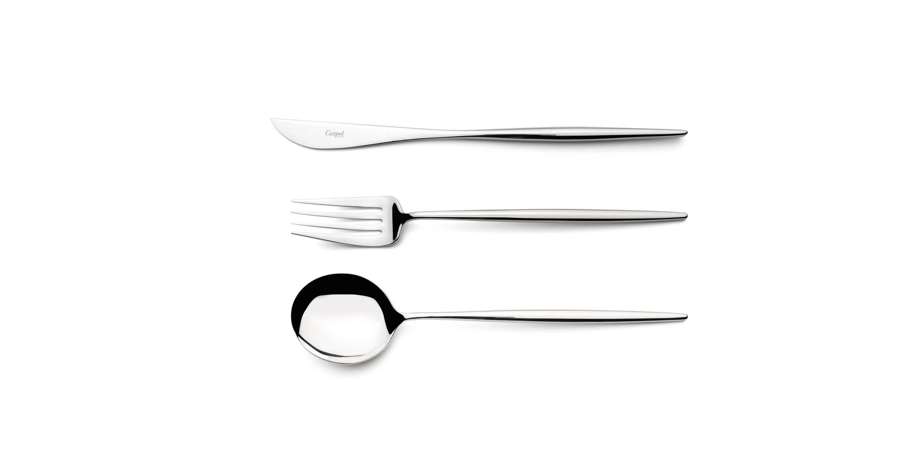 Serving Spoon, serving fork and serving knife cutipol Moon
