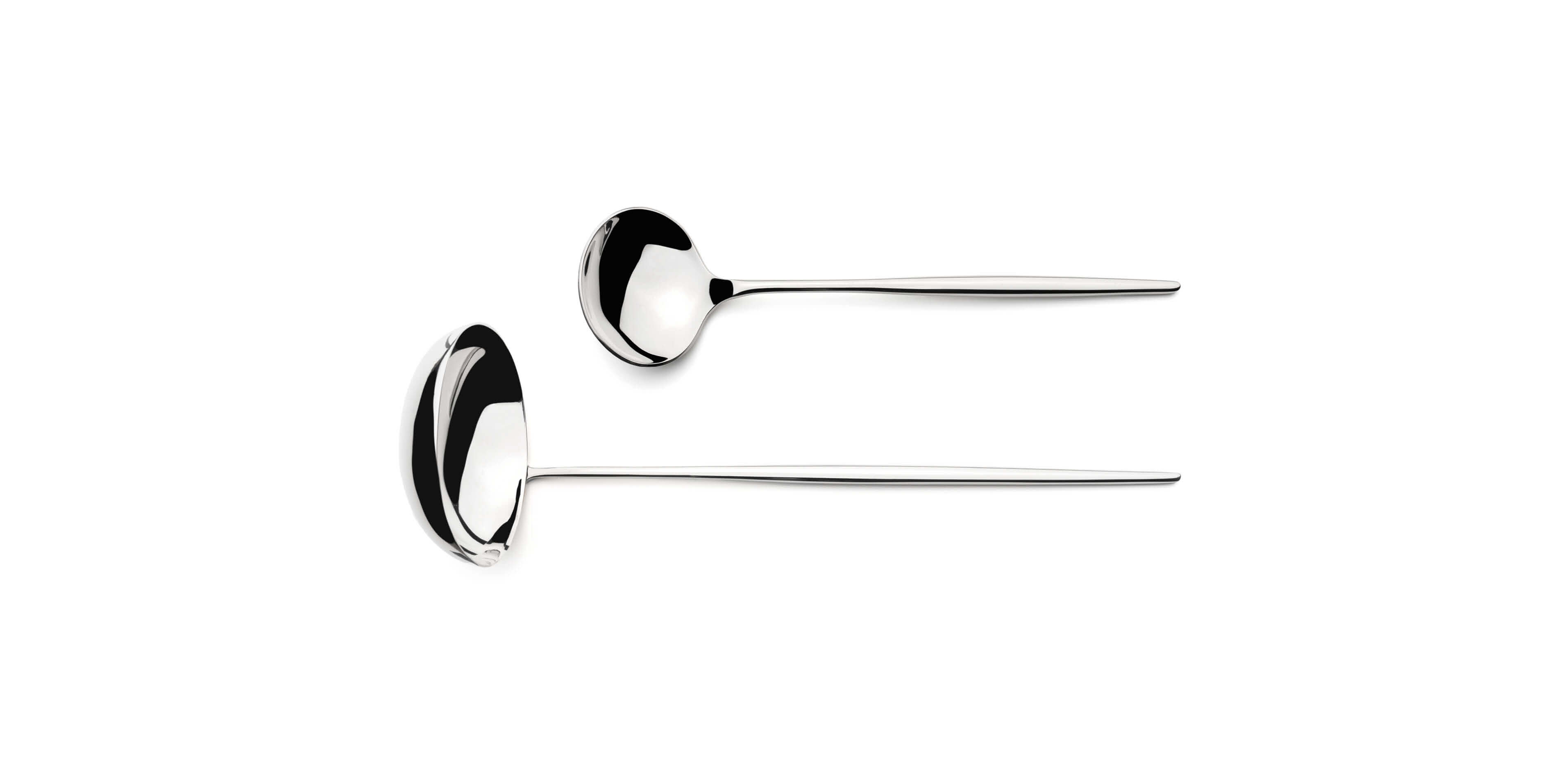 Cutipol Moon with soup ladle and sauce ladle