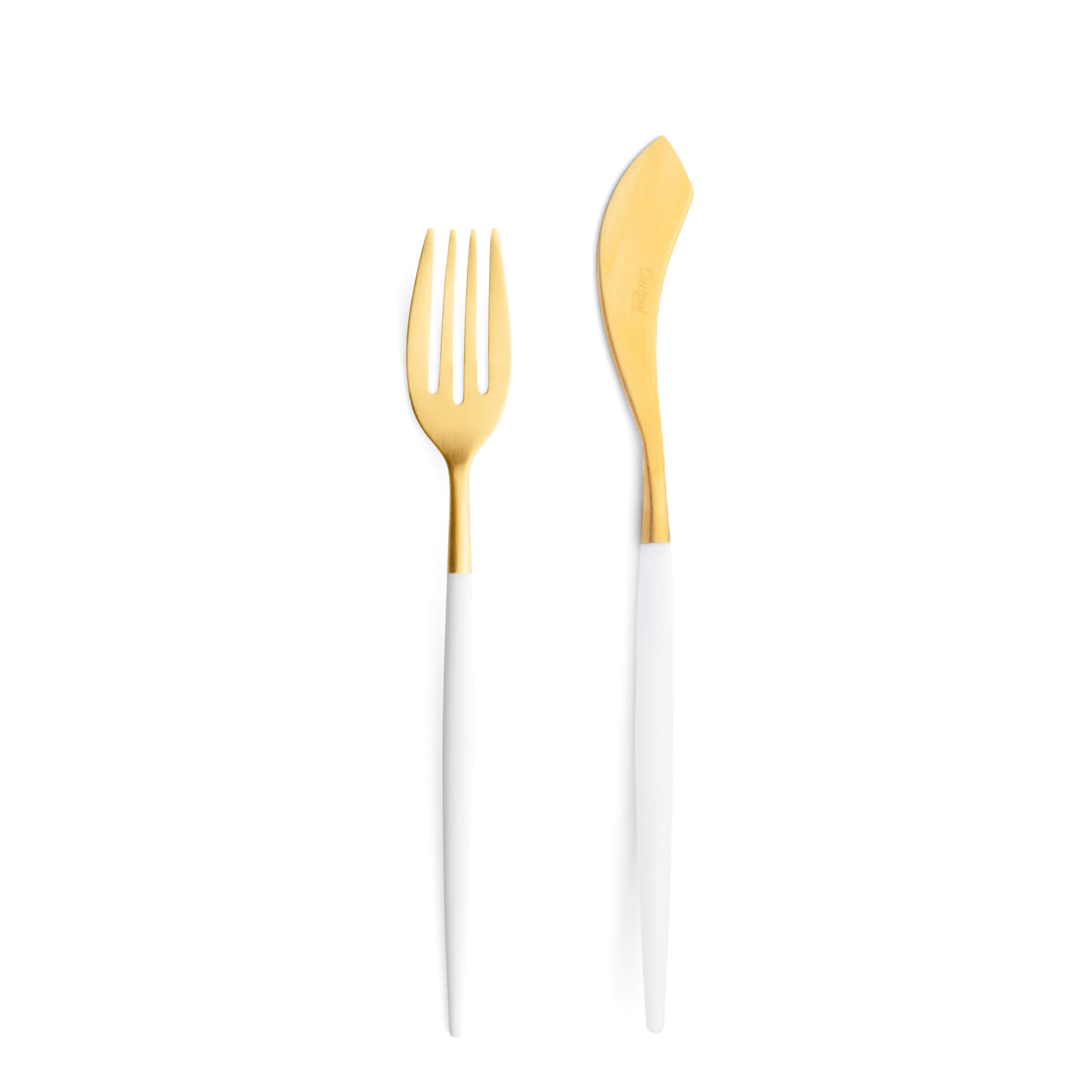 Cutipol Cutlery Mio White Gold with fish fork and fish knife