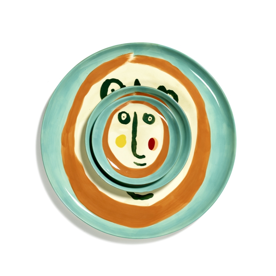 SERAX Feast - Plate with face XS   #3