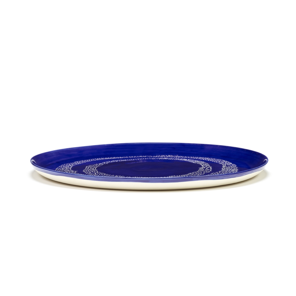 SERAX Feast - Prato de servir lapis lazuli com pontos brancos #2