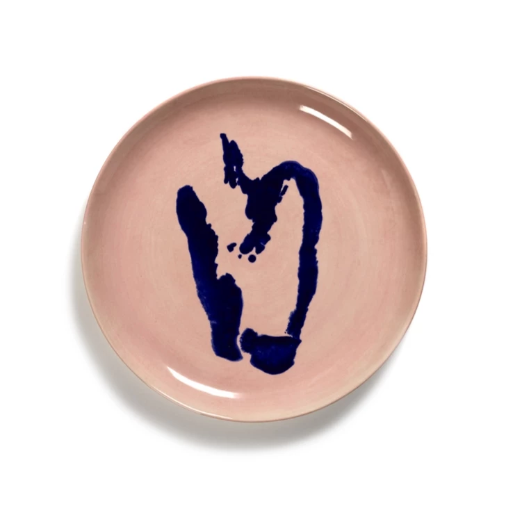 SERAX Feast - Prato rosa com pimento azul M #1