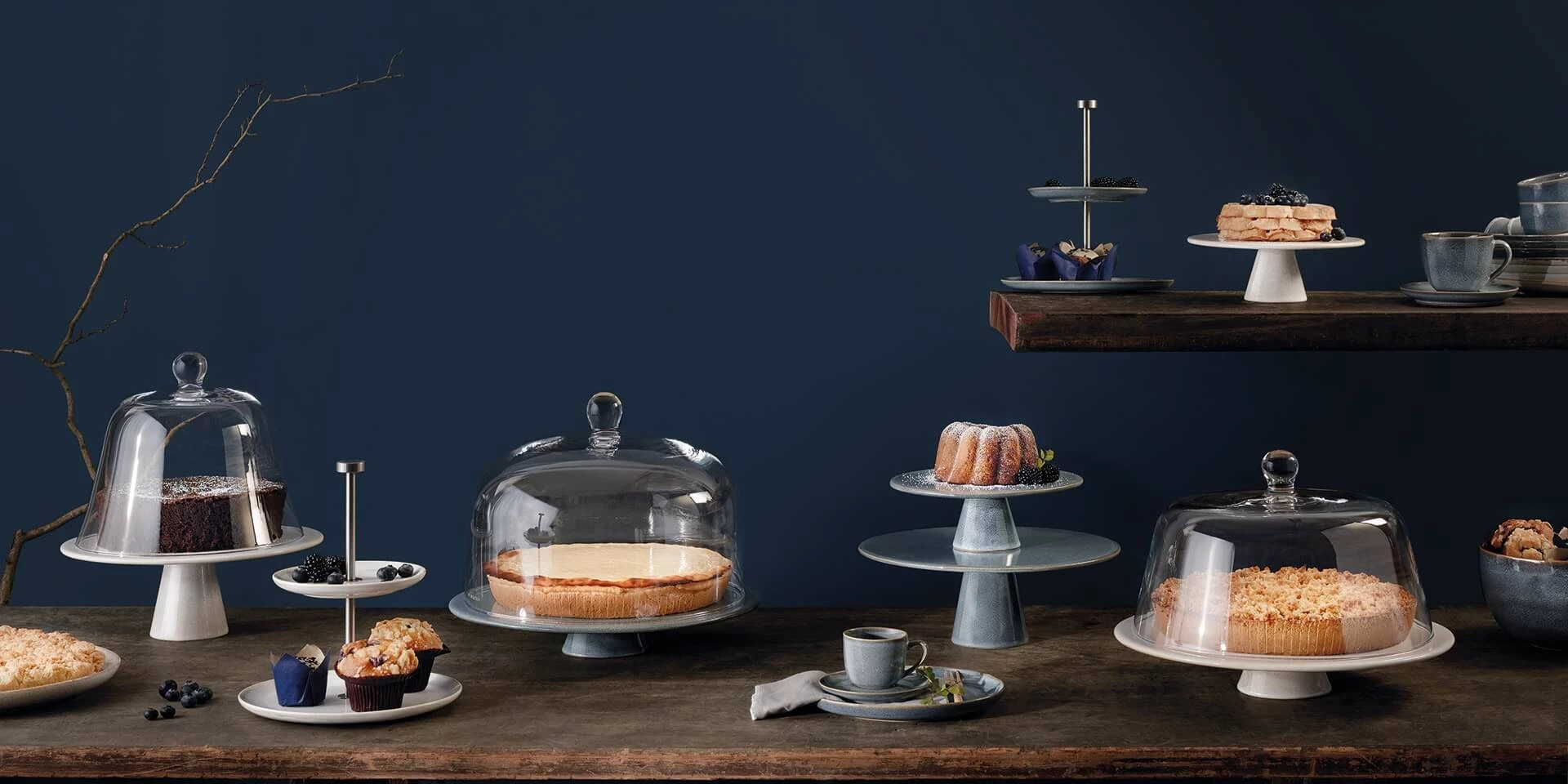 ASA Saisons - Cake plate blue #3