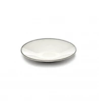 SERAX Inku - White cappuccino saucer