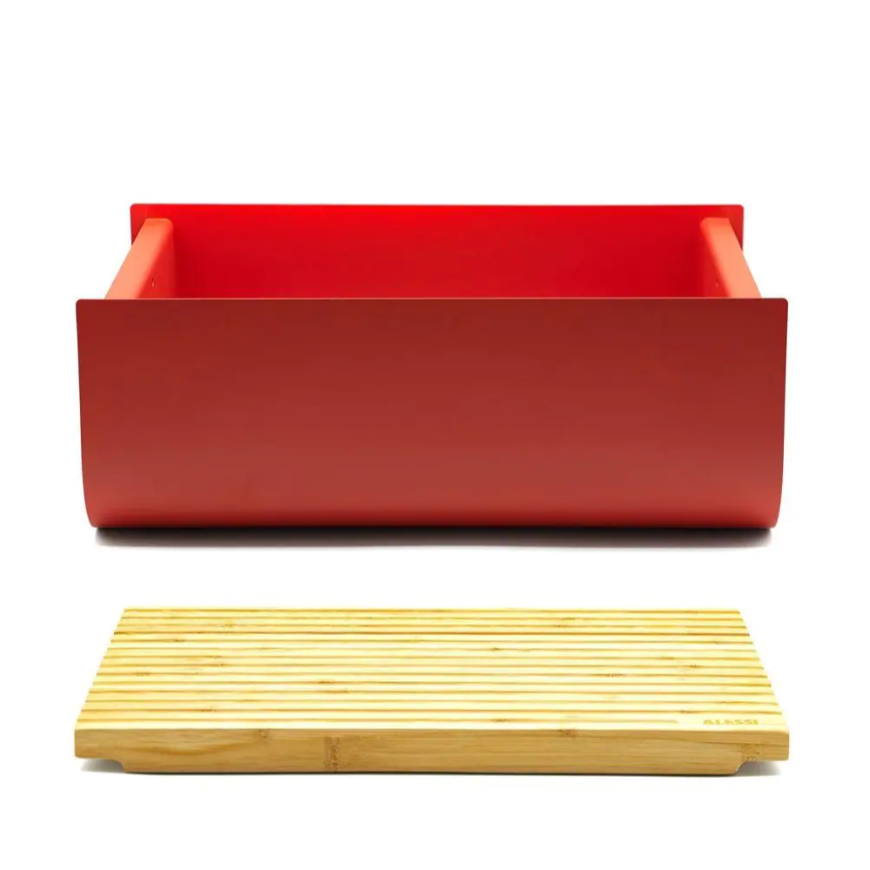 ALESSI Mattina - Bread box red #3