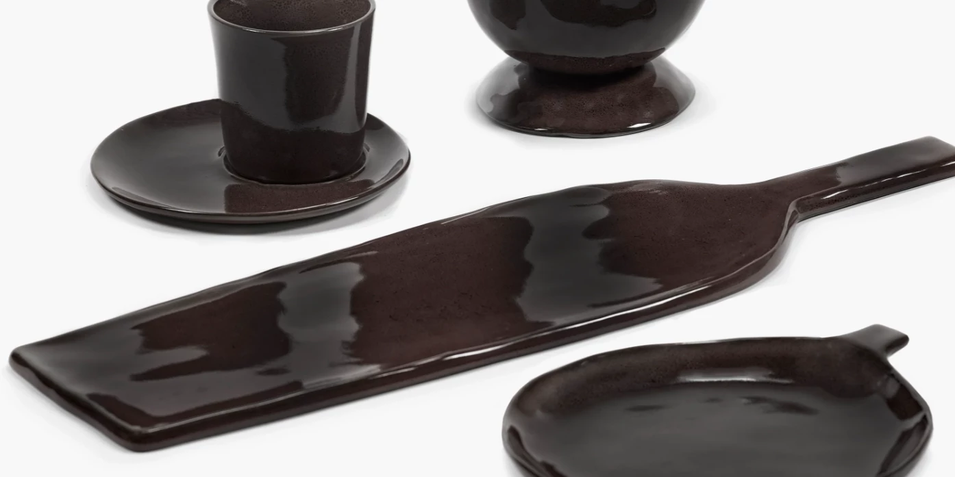 SERAX La Mère - Rectangular serving plate ebony #3