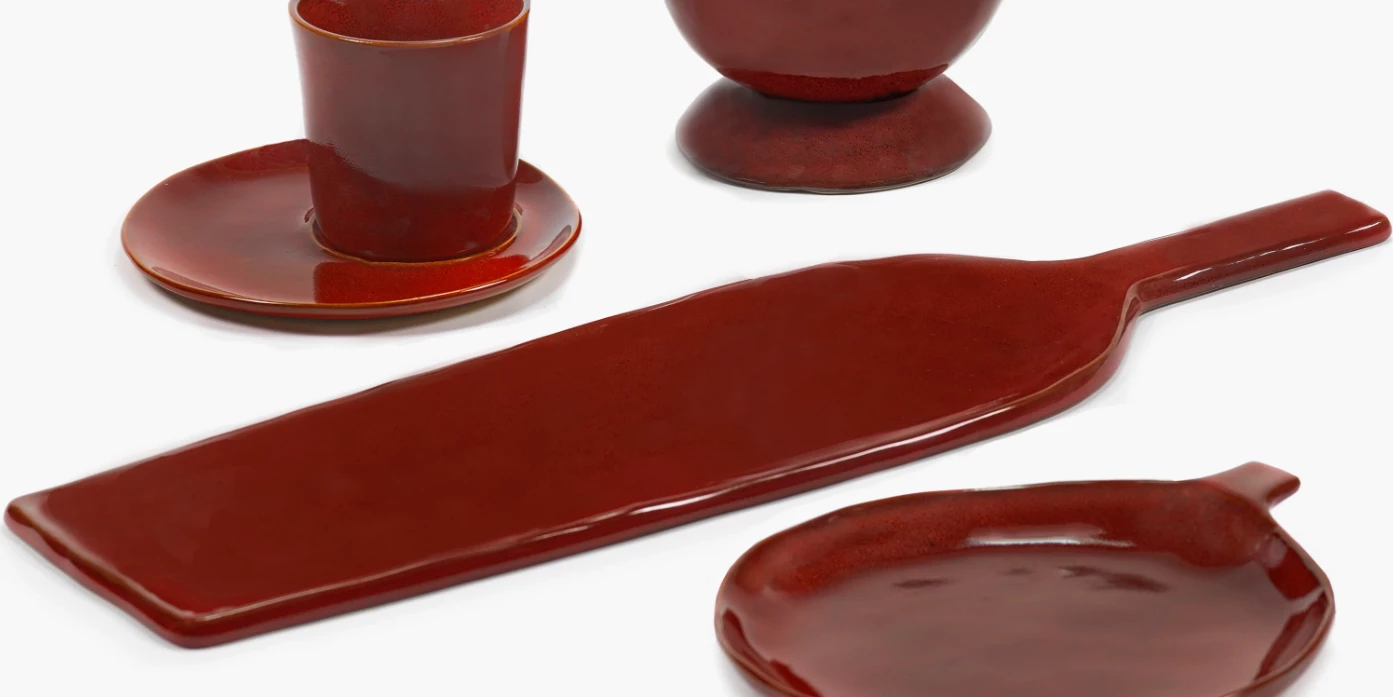 SERAX La Mère - Rectangular serving plate red #3