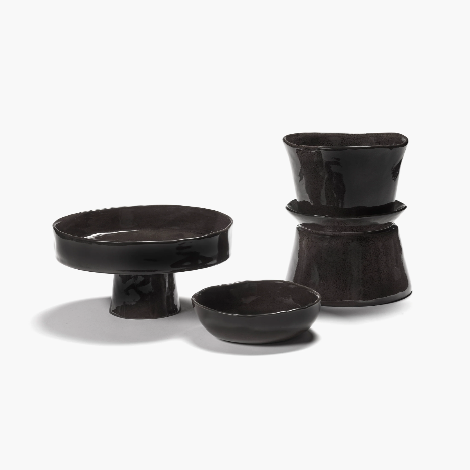 SERAX La Mère - Vaso redondo ebony #2