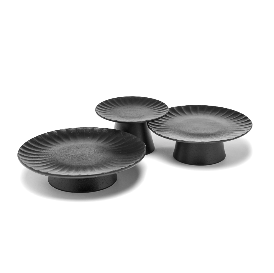 SERAX Inku - Cake stand black L #2