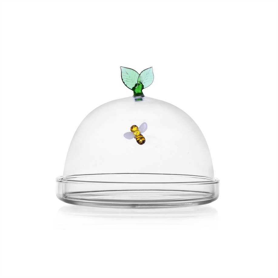 ICHENDORF MILANO Garden Picnic - Cake stand bee and leaf #1