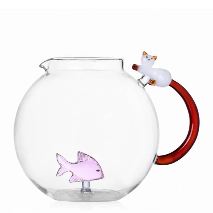 ICHENDORF MILANO Tabby Cat - Jarro peixe e gato #1