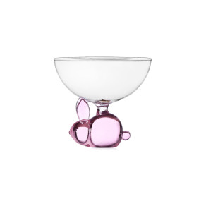 ICHENDORF MILANO Animal Farm - Taça coelho rosa
