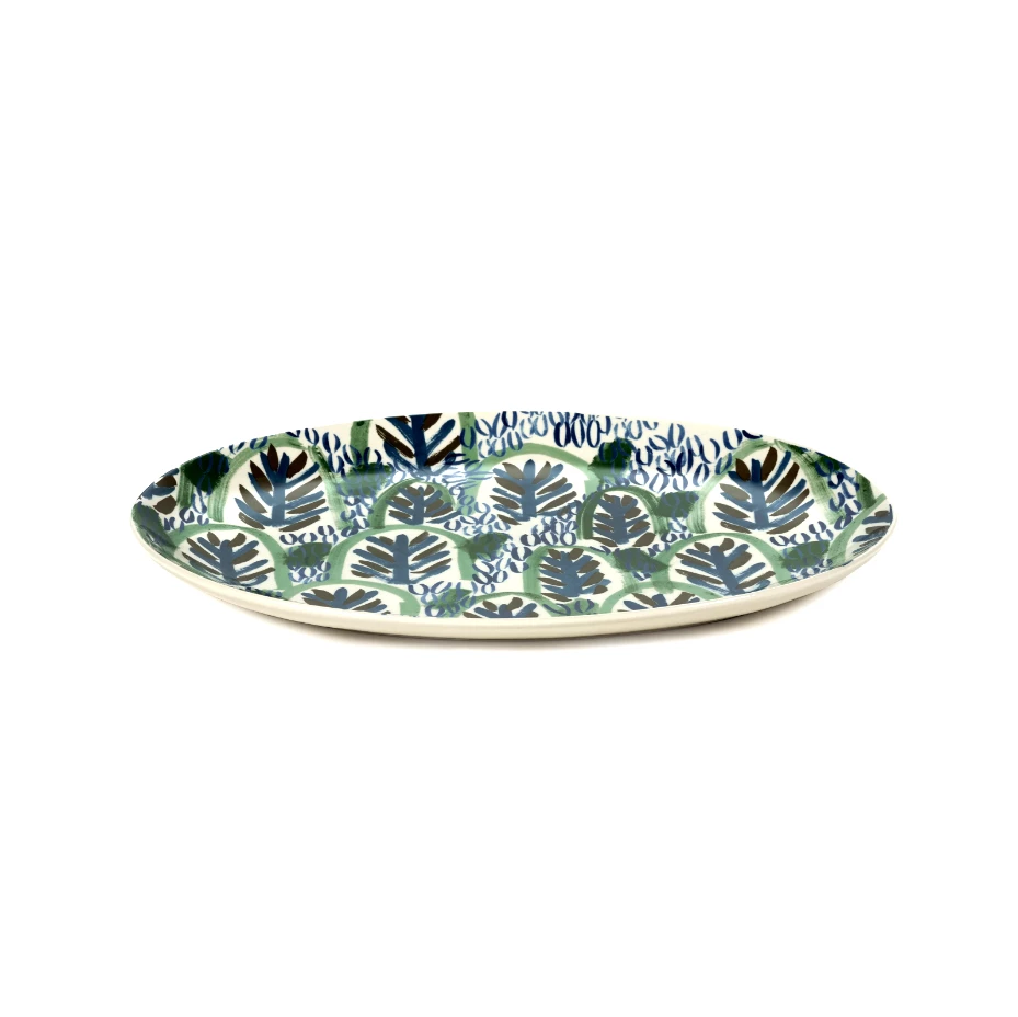 SERAX Japanese Kimonos - Oval plate #1