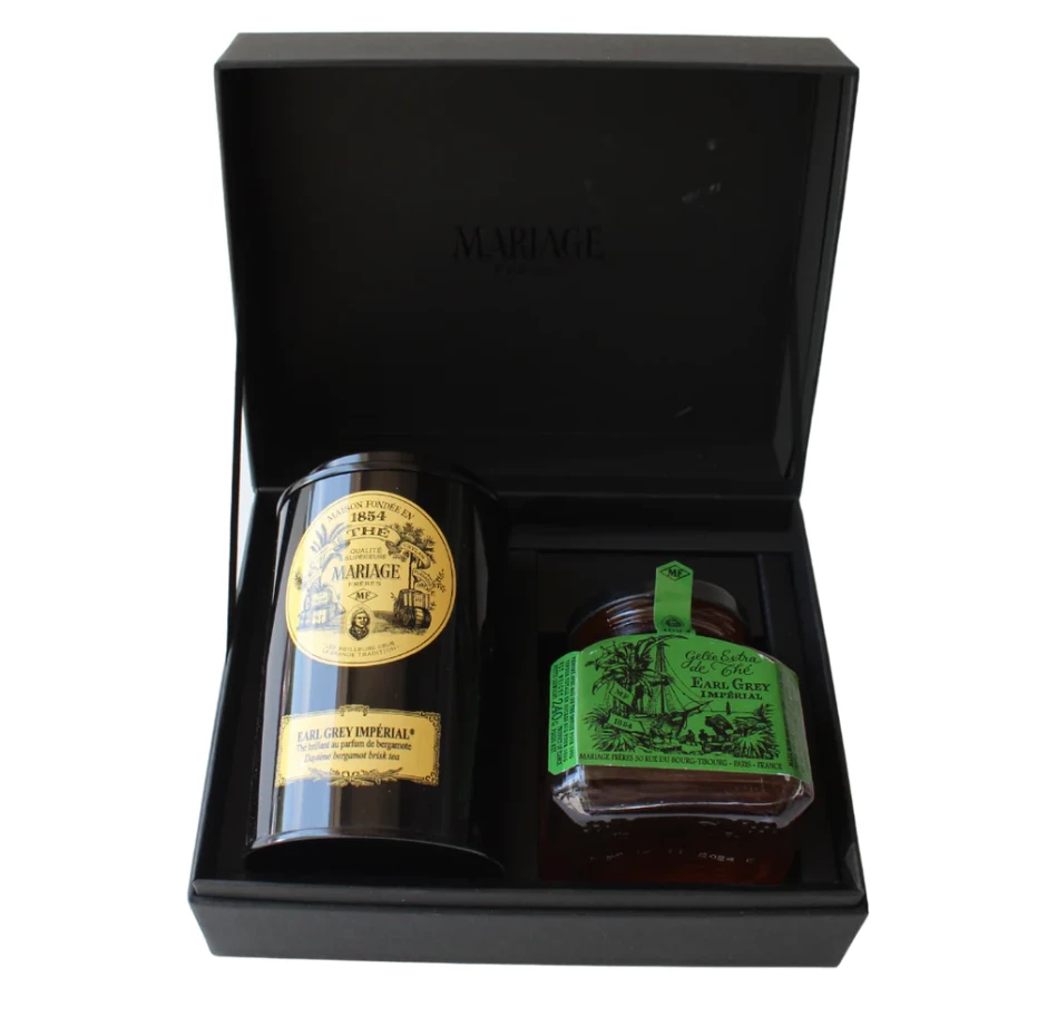 MARIAGE FRÈRES Earl Grey - Impérial box with black tea and jam #1