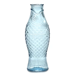 SERAX Fish & Fish - Garrafa de vidro azul