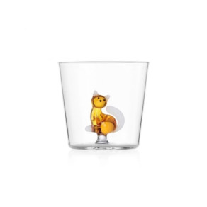 ICHENDORF MILANO Tabby Cat - Tumbler amber cat