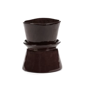 SERAX La Mère - Round vase ebony