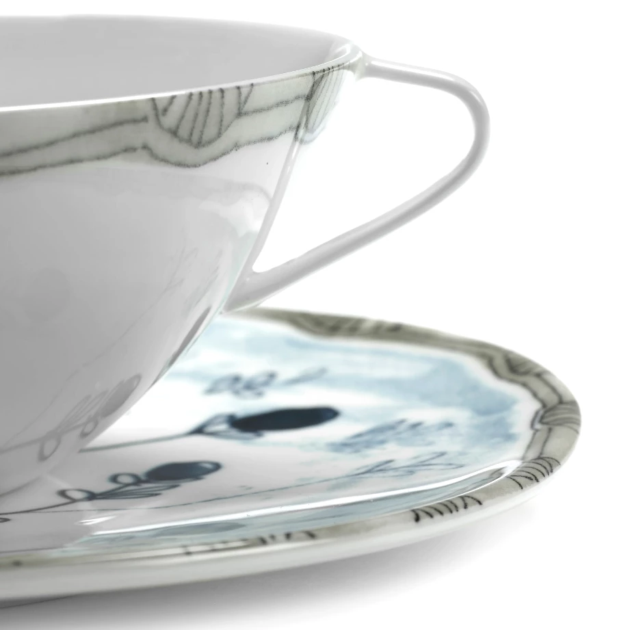 SERAX MARNI Midnight Flowers - Taça consumé com pires Mirtillo #4