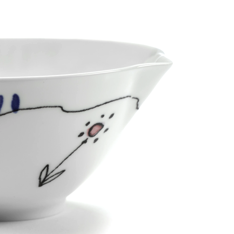 SERAX MARNI Midnight Flowers - Serving tea bowl Anemone #4