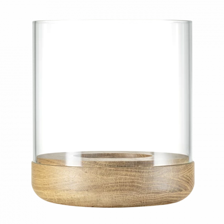 FURNITURE & DECO - Oak candle holder #1