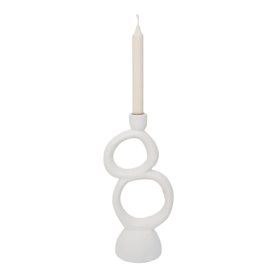 FURNITURE & DECO - Castiçal branco #3