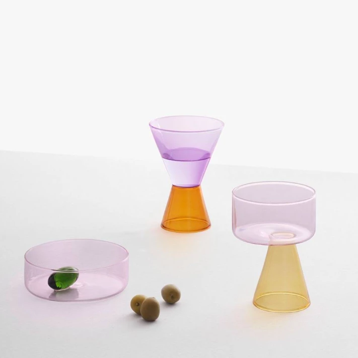 ICHENDORF MILANO Travasi - Glass amber-lilac #2