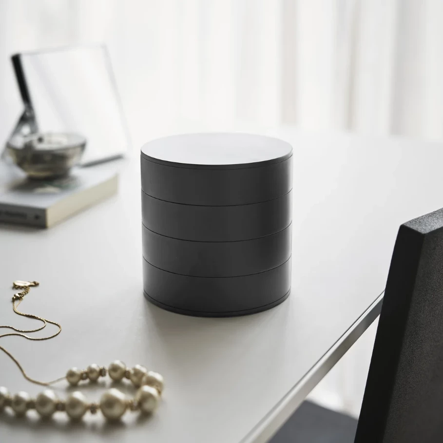 YAMAZAKI Tower - Jewellery box black #4