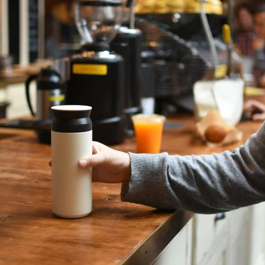 COOK & SHARE Travel - Garrafa térmica branca S #2