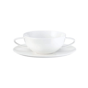 ASA À Table Accessoires - Soup bowl with handles and saucer