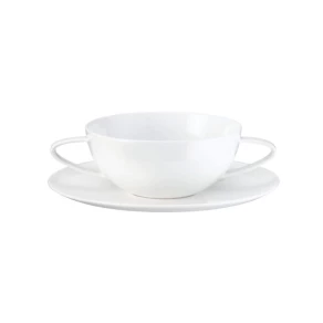 ASA À Table Accessoires - Soup bowl with handles and saucer