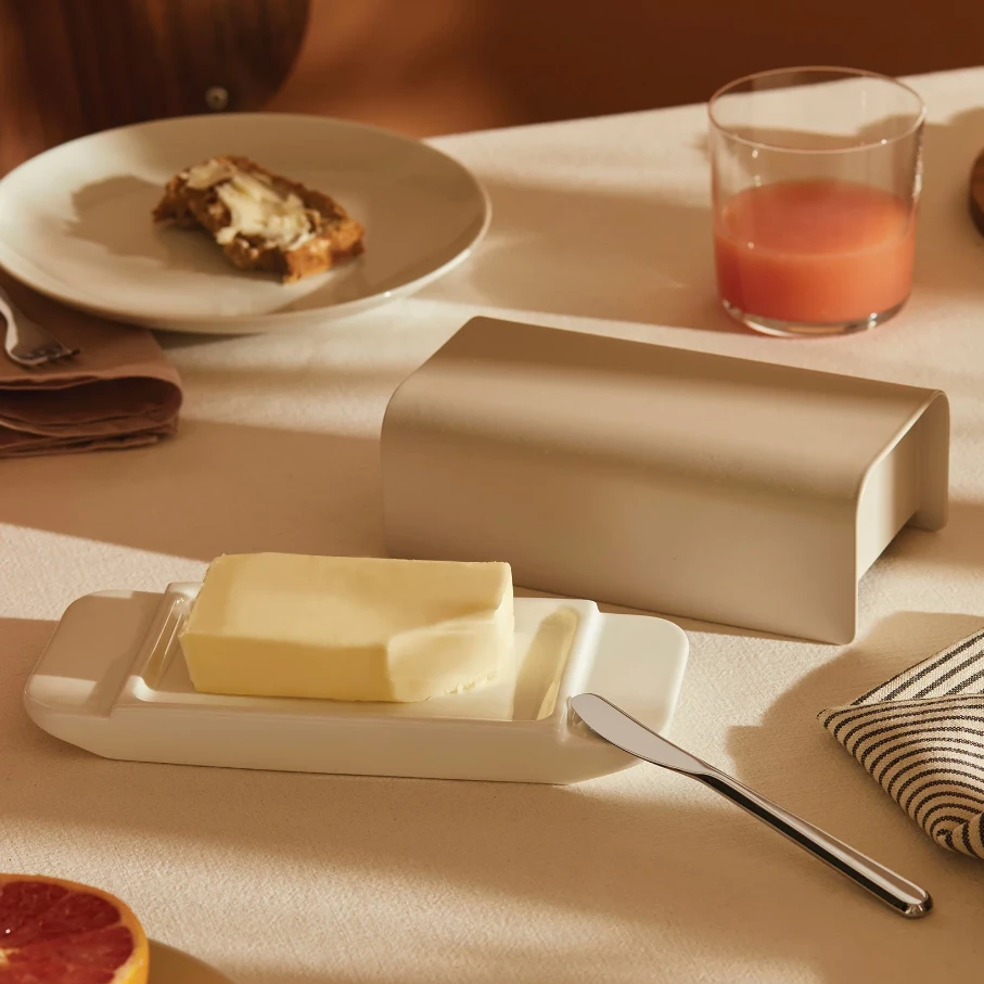 ALESSI Mattina - Butter Dish red #4