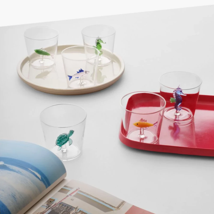 ICHENDORF MILANO Marine Garden - Set of 2 tumblers sardine ambar #2