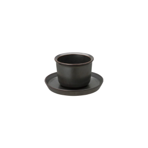 COOK & SHARE Leaves To Tea - Teacup and saucer black