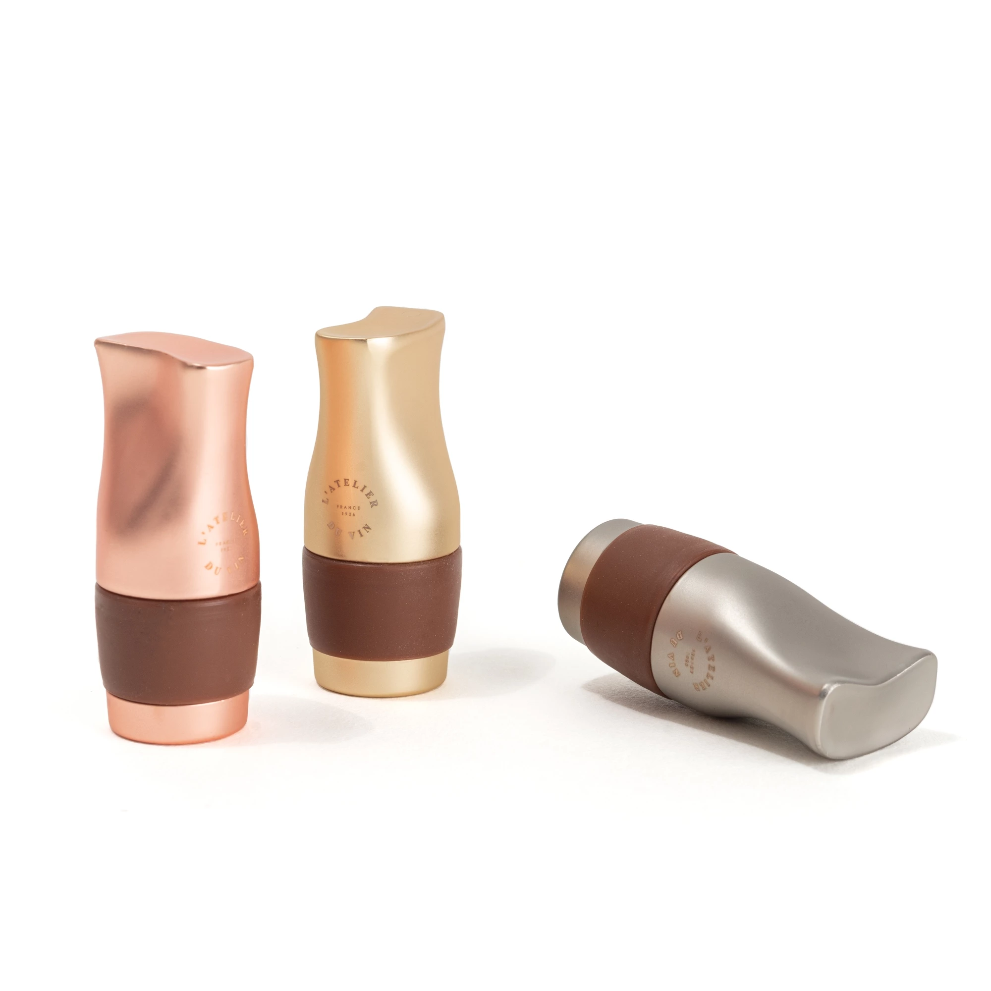 L'ATELIER DU VIN - Set of 3 conservation stoppers for wine bottles #2