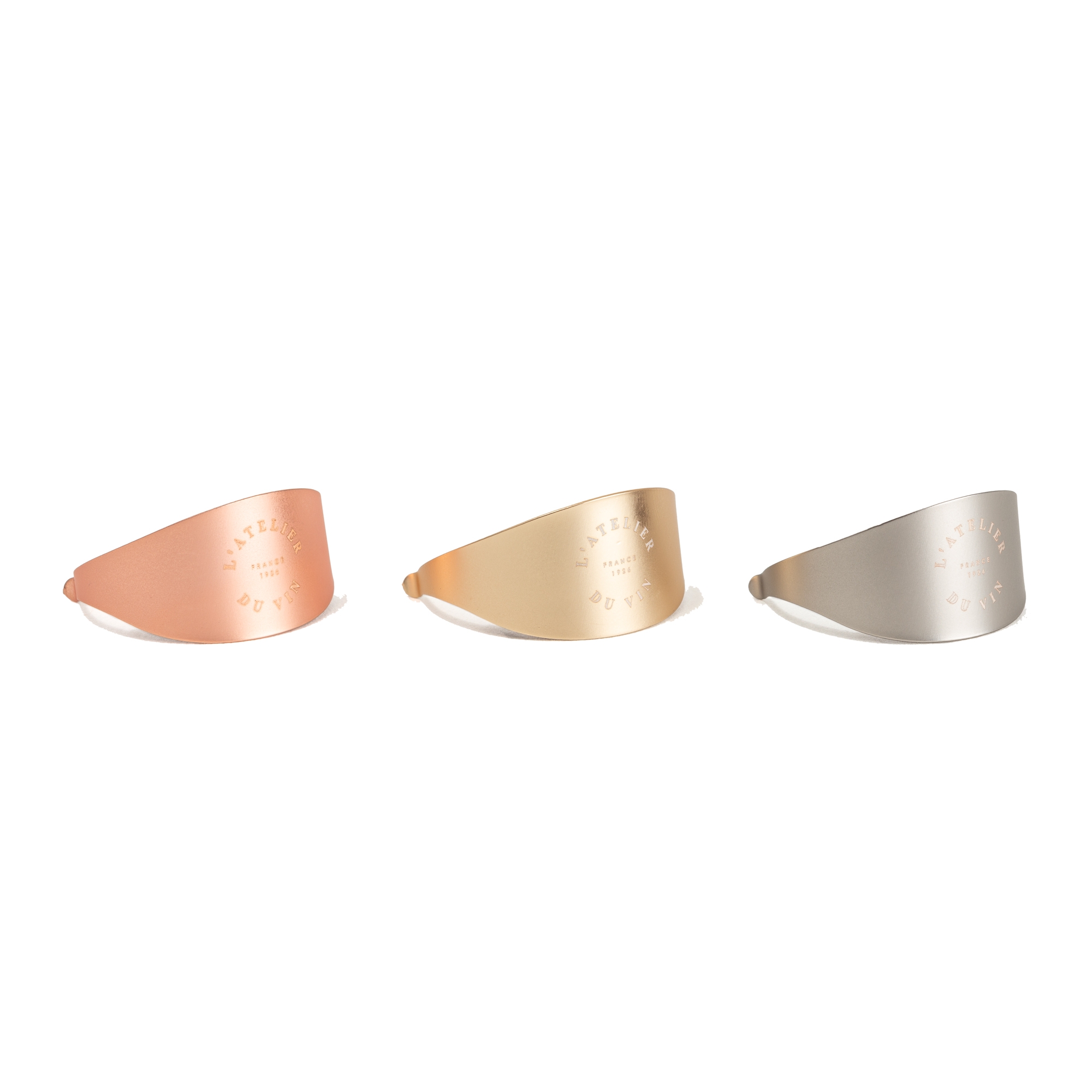 L'ATELIER DU VIN - Set of 3 Drip Rings for wine bottles #1