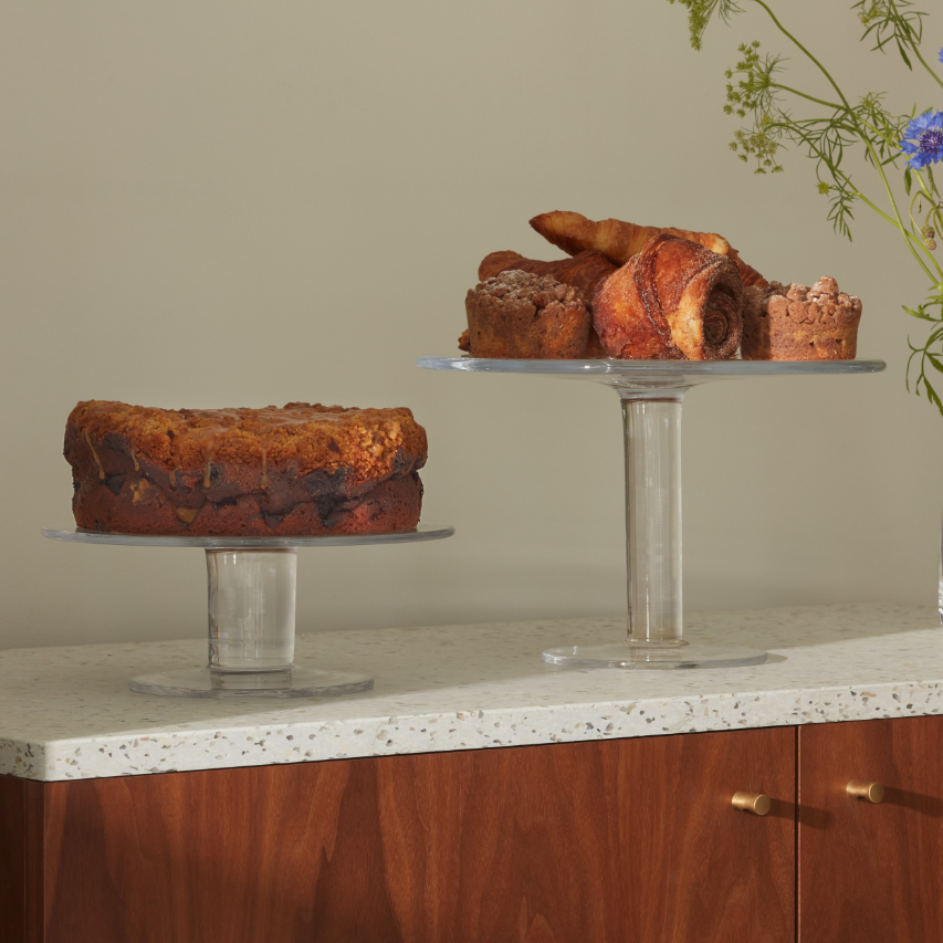 LSA Klara - Glass cake stand low #4