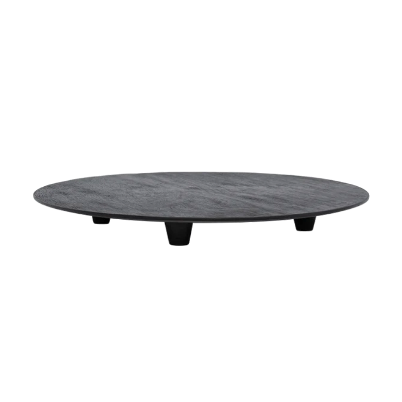 COOK & SHARE - Black serving plate #1