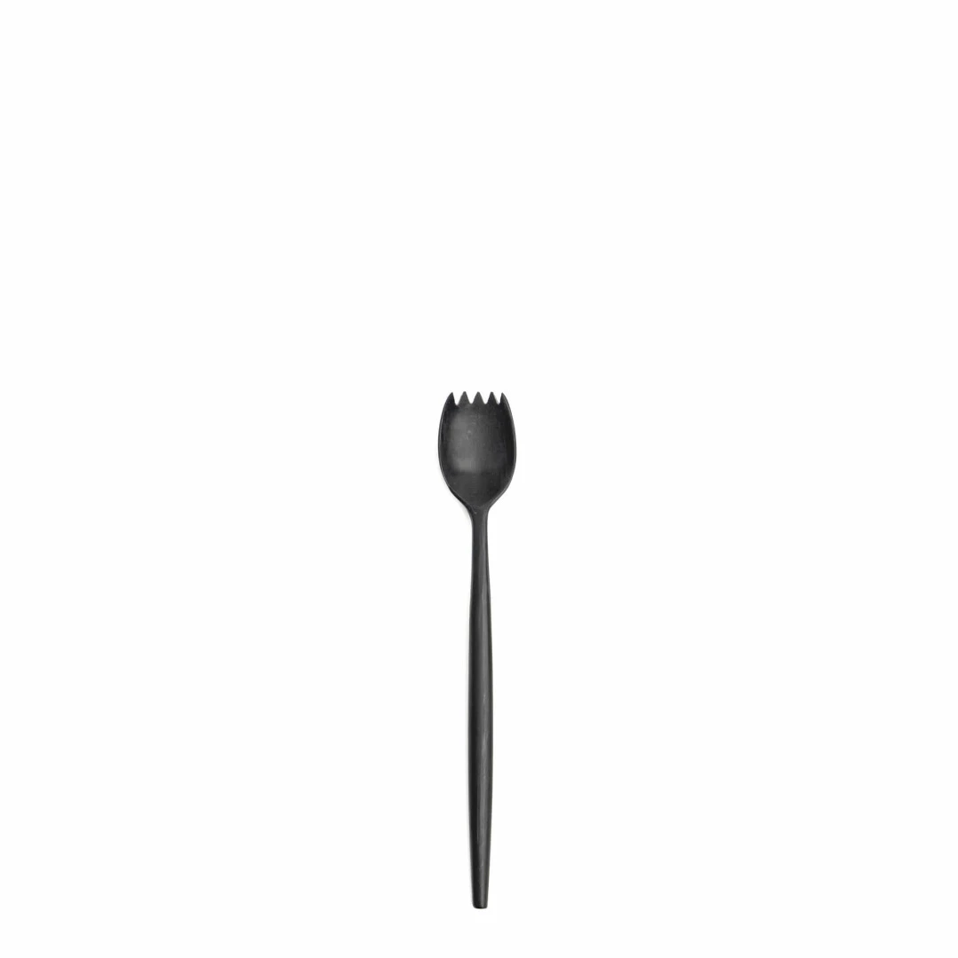 CUTIPOL Goa Specials - Oyster spoon matte black horn