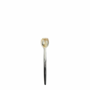 CUTIPOL Goa Specials - Oyster spoon marble black horn