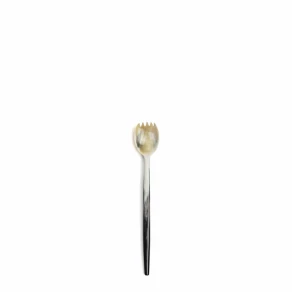 CUTIPOL Goa Specials - Oyster spoon marble black horn